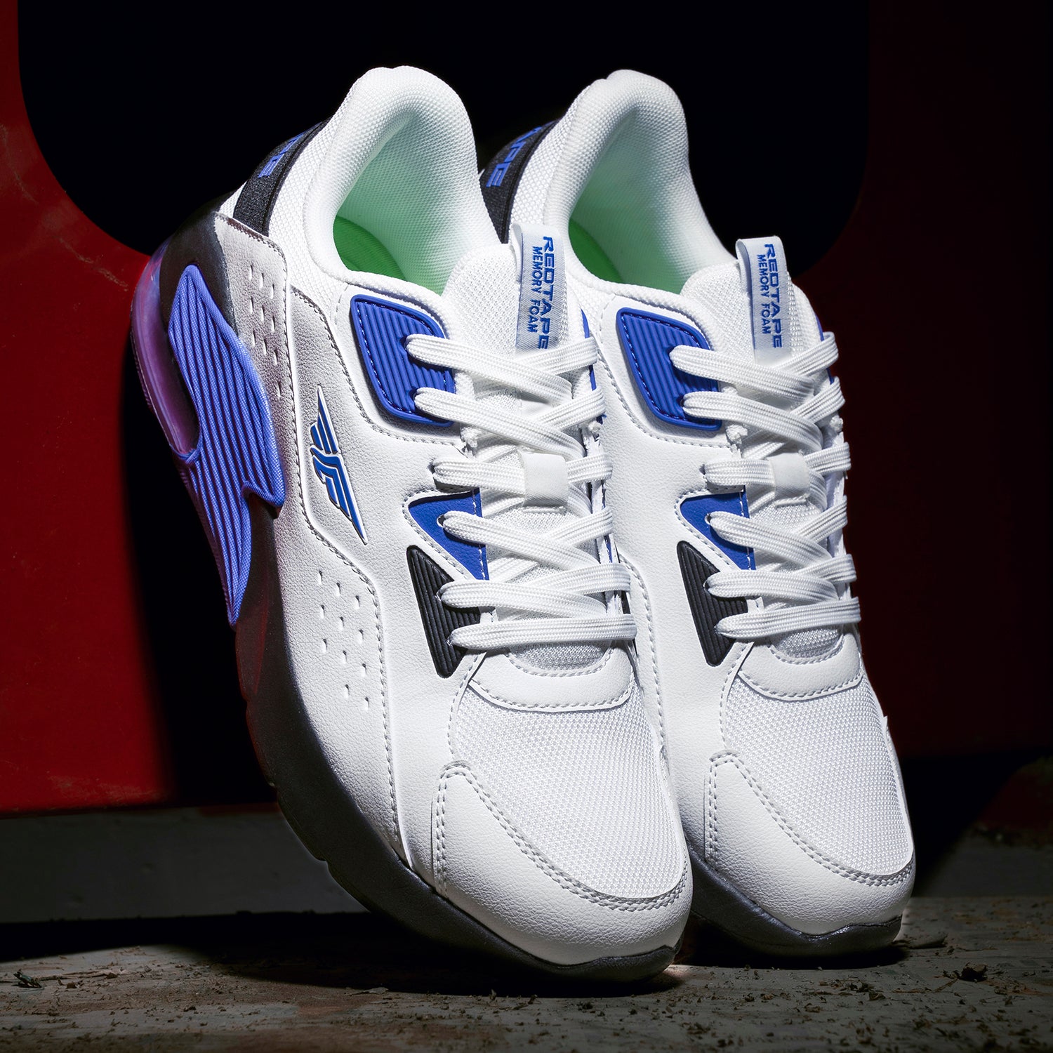 White/Blue