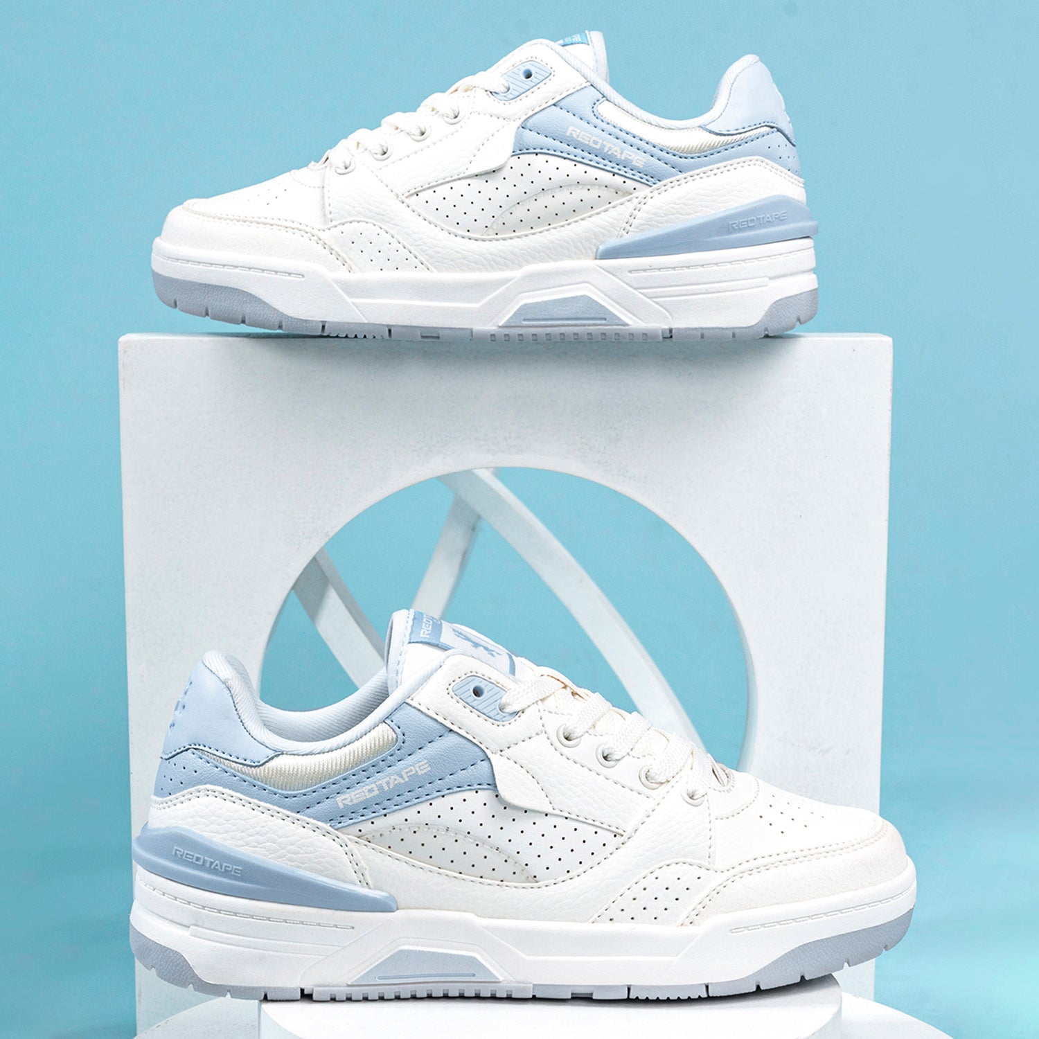 White/Blue